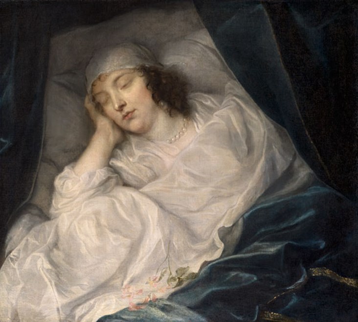 Venetia Lady Digby On Her Deathbed Dulwich Picture Gallery
