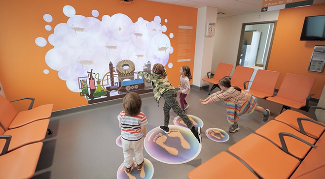 Digital artwork transforms Children’s Services at Tessa Jowell Health Centre 