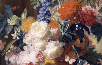 Van Huysum’s ‘impossible bouquets’ in new display of masterpieces