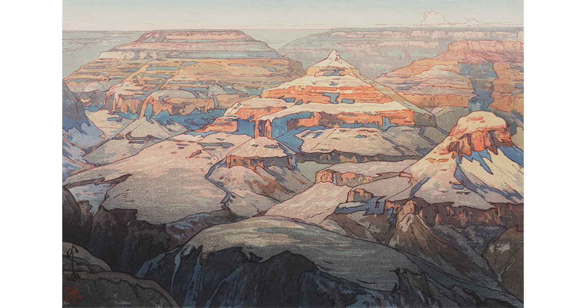 Yoshida Hiroshi, Grand Canyon, 1925, Courtesy Fukuoka Art Museum.