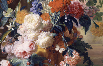 2014 Display: An Impossible Bouquet: Four Masterpieces by Jan van Huysum