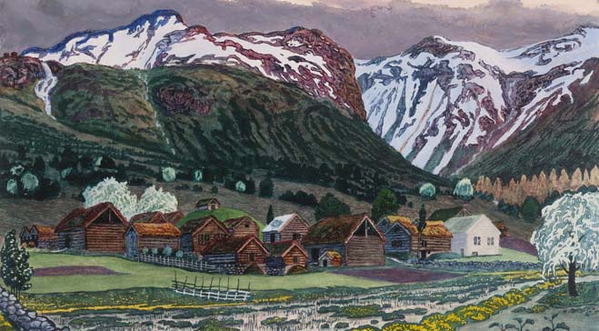 Dulwich presents first UK show dedicated to landscape painter and printmaker, Nikolai Astrup (1880-1928)