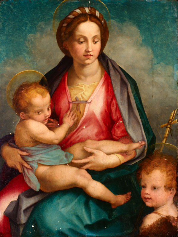 Madonna and Child with Saint John