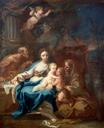 Holy Family with Saint Anne, the Baptist and Zacharias